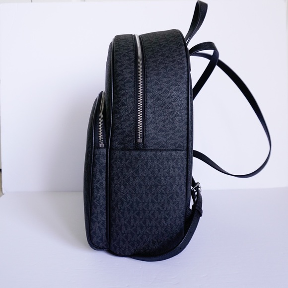 Michael Kors Bags Michael Kors Abbey Large Backpack Black Signature